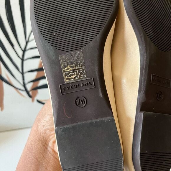 Everlane Day Loafer Beige Cream Slip On Flats Size  7.5 - Picture 8 of 8